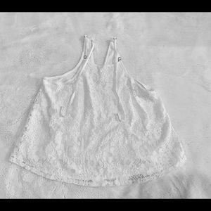 White Hollister Tank